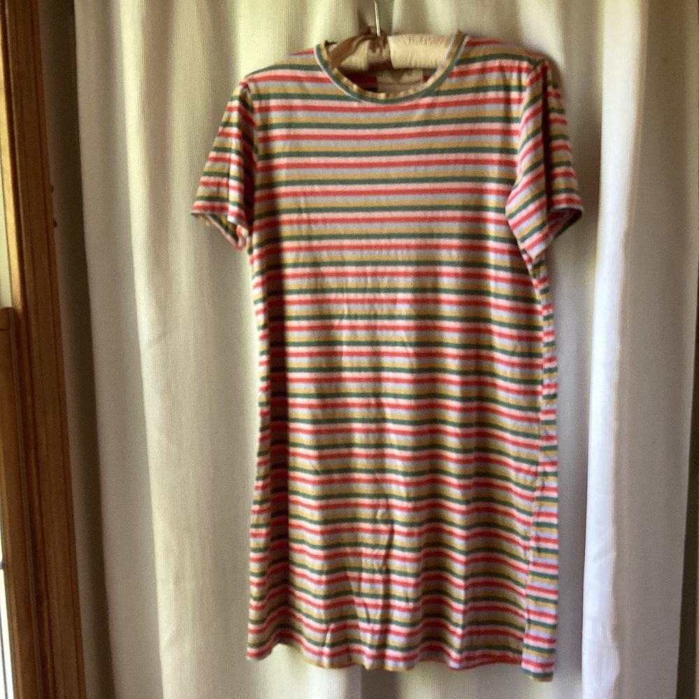 ban.do Striped T-shirt dress *100% cotton* Small
